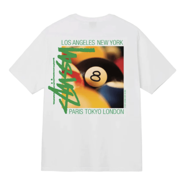 Hvid stüssy t-shirt