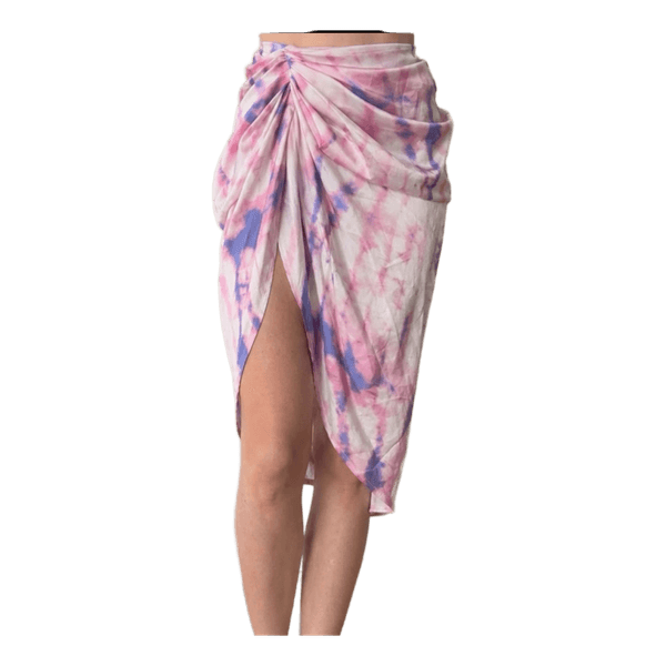 PrettyLittleThing värikäs tie dye hame koko XS