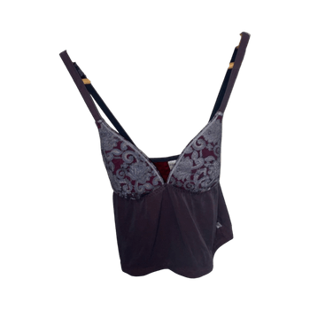 Lace trim camisole top