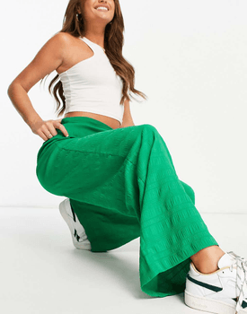 Bright Green High Waisted Trousers