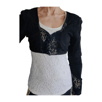 Handmade mokkanahkainen bolero