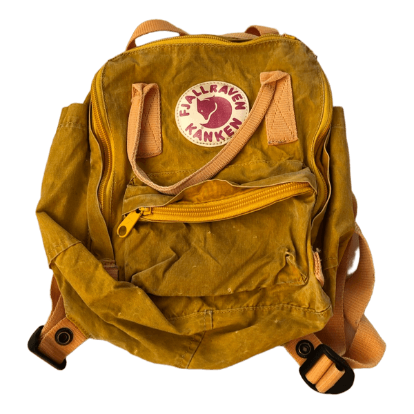 Gul Fjällräven Kånken rygsæk
