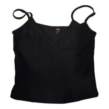 Tamsiai mėlyna crop top maikutė