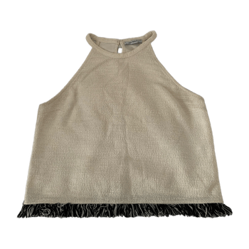 Beige hihaton toppi