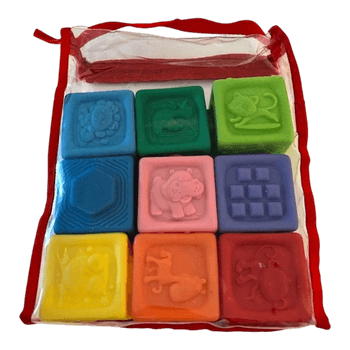 Colorful baby soft blocks