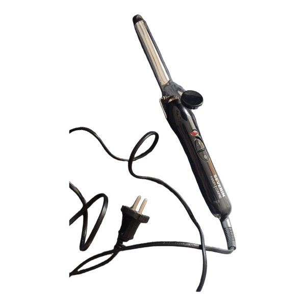 Black hair curling iron