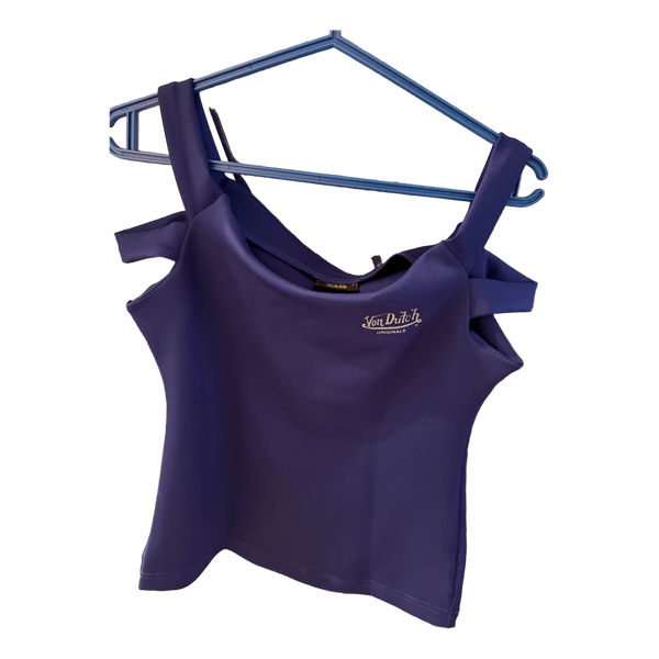 Blue Von Dutch top