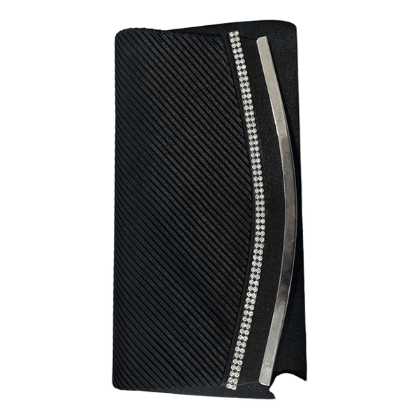 Black clutch bag