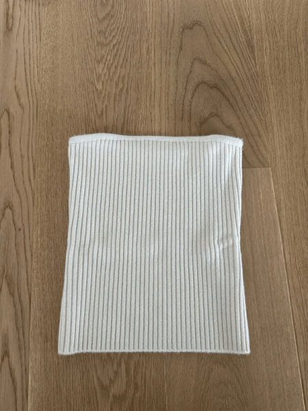 Sleeveless merino cashmere top