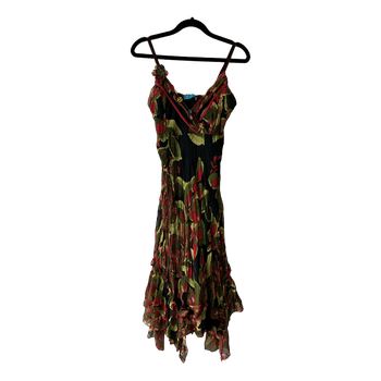 Floral print summer dress