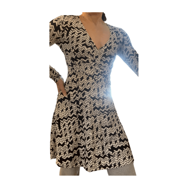 Kuviollinen kaunis mekko, xs
