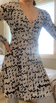 Kuviollinen kaunis mekko, xs