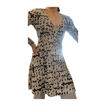 Kuviollinen kaunis mekko, xs