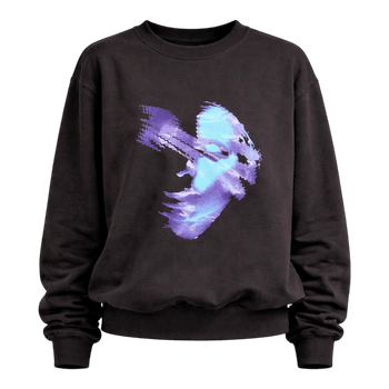 Black graphic sweatshirt