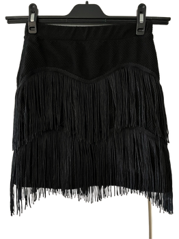 Fringe mini skirt