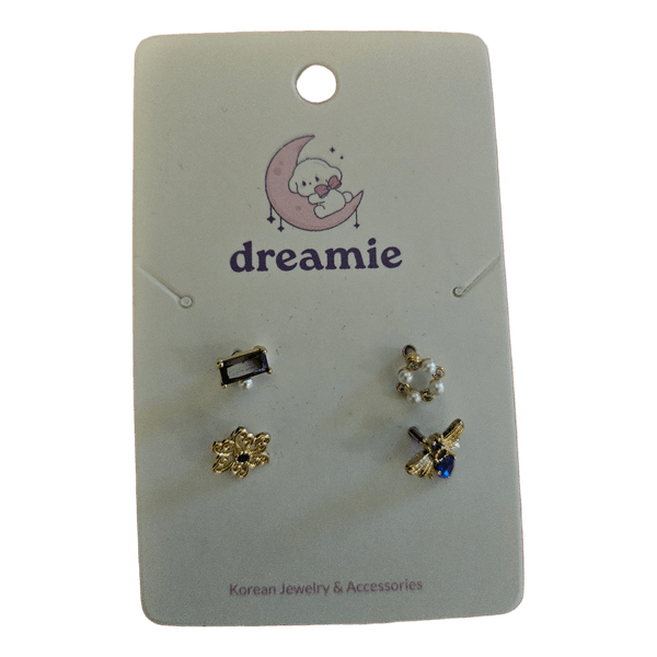Korean piercing stud set