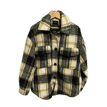 Plaid Flannel Shirt Jacket