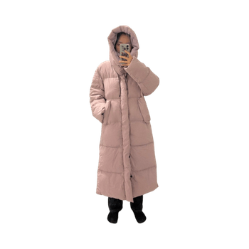 Long down coat