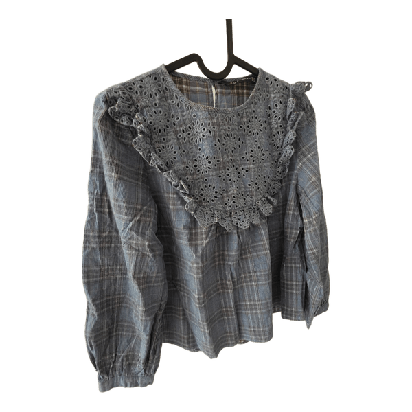 Zara Woman blue blouse