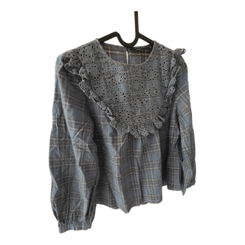 Zara Woman blue blouse