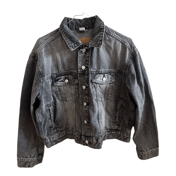 Grå denimjakke