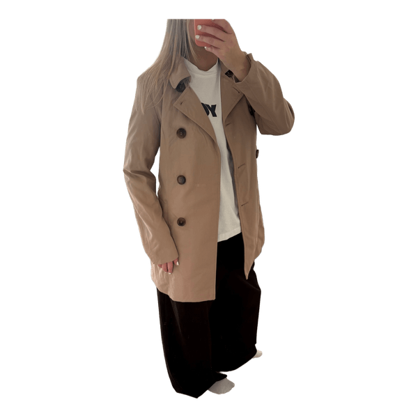 Beige klassisk trenchcoat