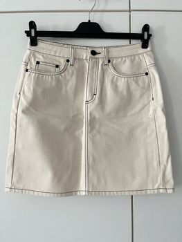 Denim mini skirt