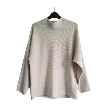 RIL'S cashmere-wool ribbed knit sweater