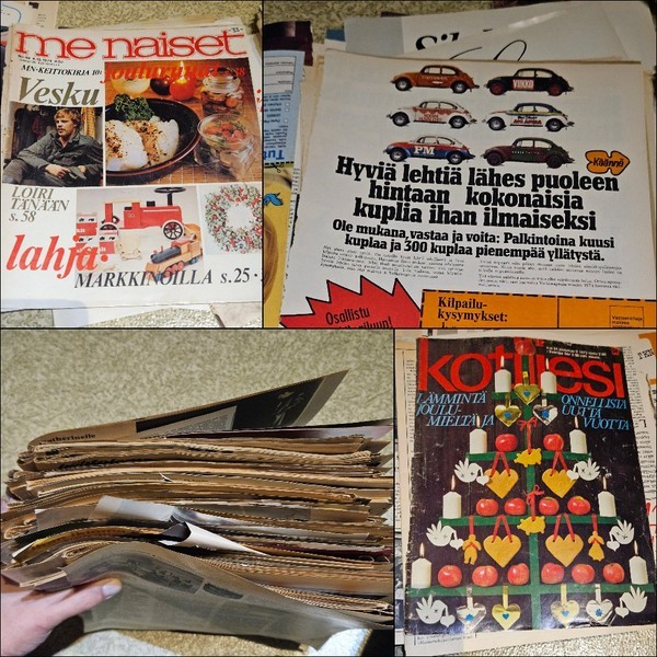70-luku Me Naiset vintage lehdet lehtiä lehti