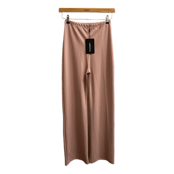 Dusty pink crepe trousers