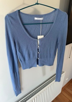 Reserved light blue cardigan