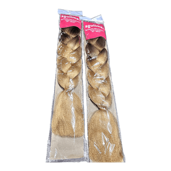 Synthetic ombre hair braids