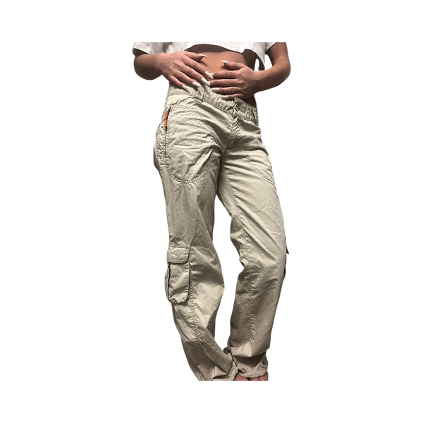 Beiget cargo-housut