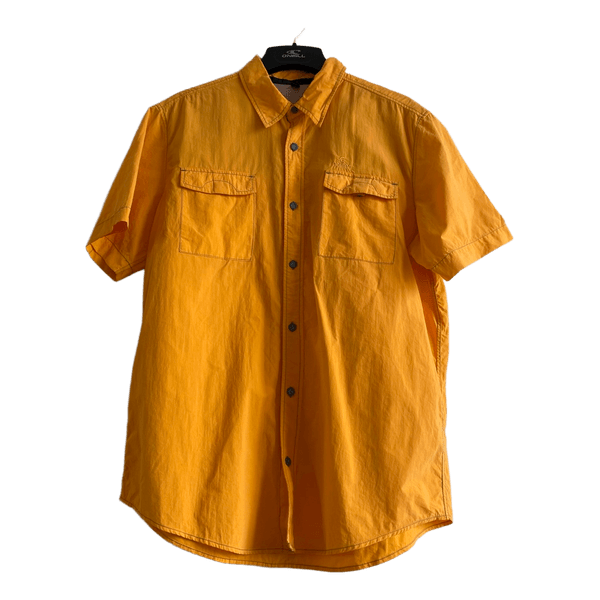 Nomad Men’s Orange Quick Dry Outdoor Hiking Shirt XL – Lightweight Breathable Travel Shirt