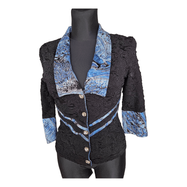 Black textured jacket