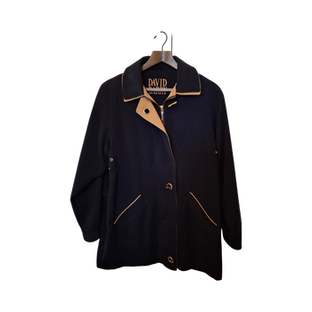 Tummansininen kausitakki