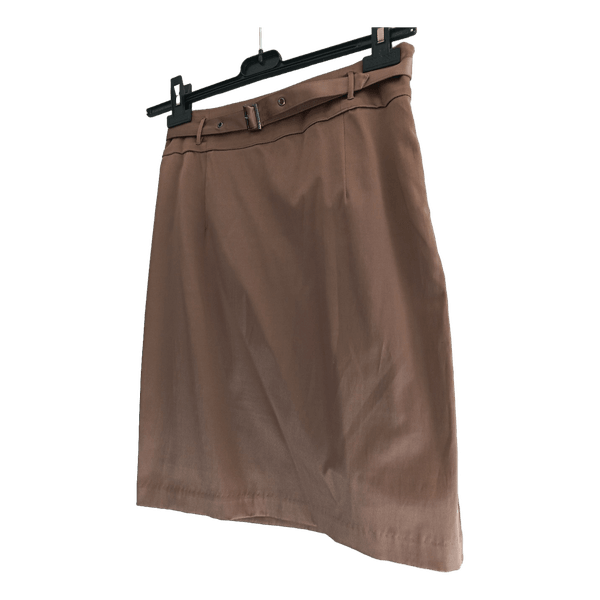 Kullanvärinen vyöllinen minihame, XS