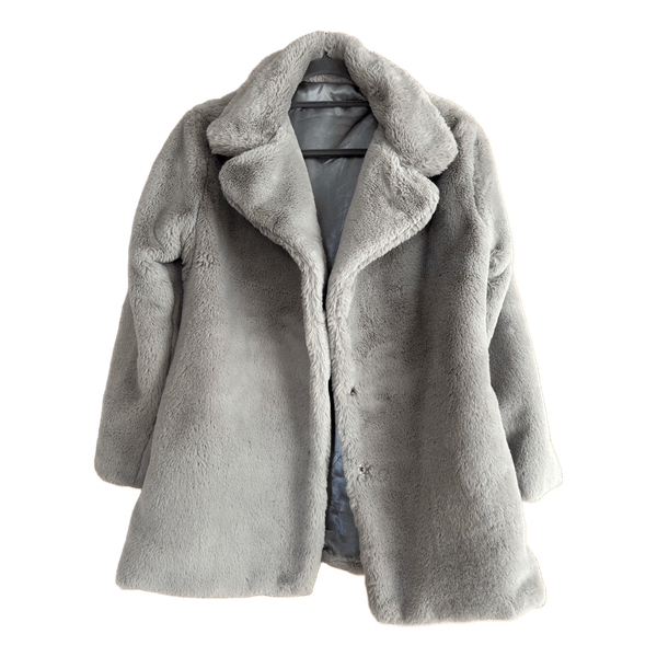 Mid-season faux fur jacket