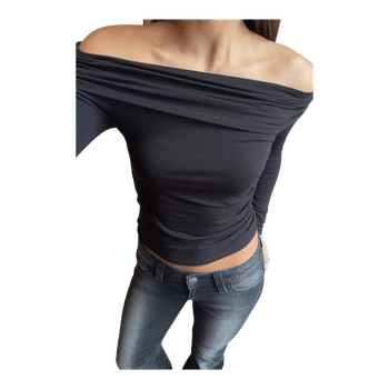 Gina tricot ”y ruched off shoulder top” 158/164