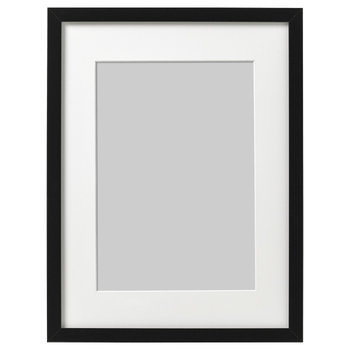 Black frame and mat
