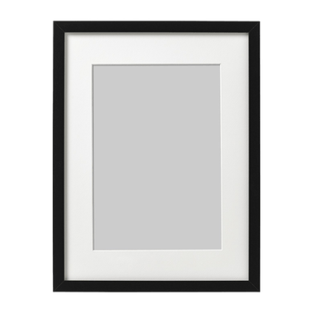 Black frame and mat