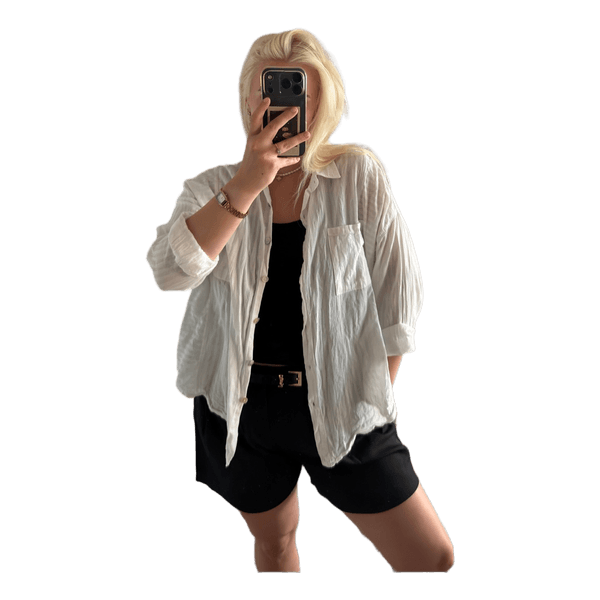 White cotton shirt