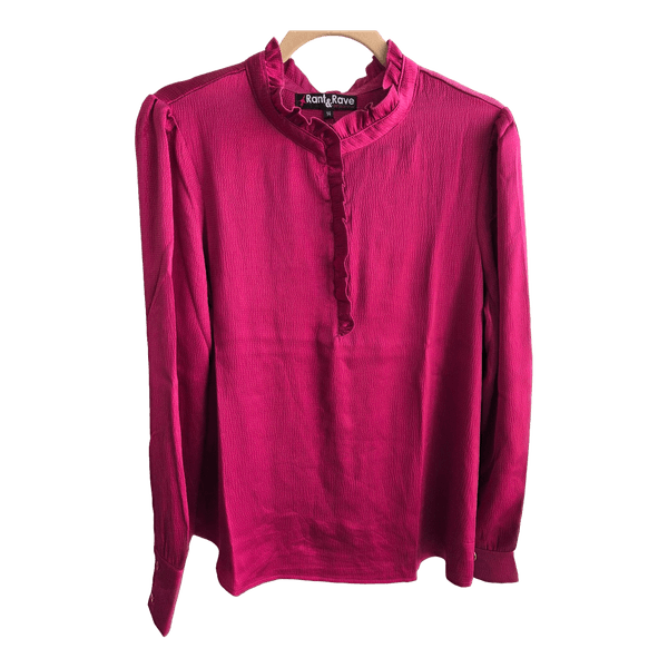 Rant & Rave magenta blouse