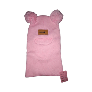 Pink bear hat