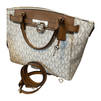 MK-Beige ruskea olkalaukku