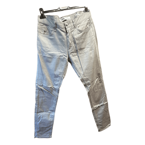 Zara lysegrå slim jeans