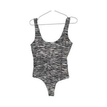 Zebra print bodysuit