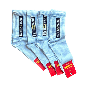Unisex high socks “Brazzers”, 4 pairs.