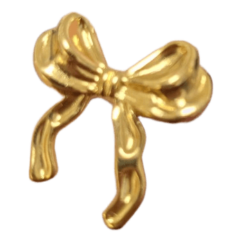 Gold bow ring