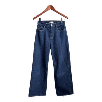 Dark blue denim jeans